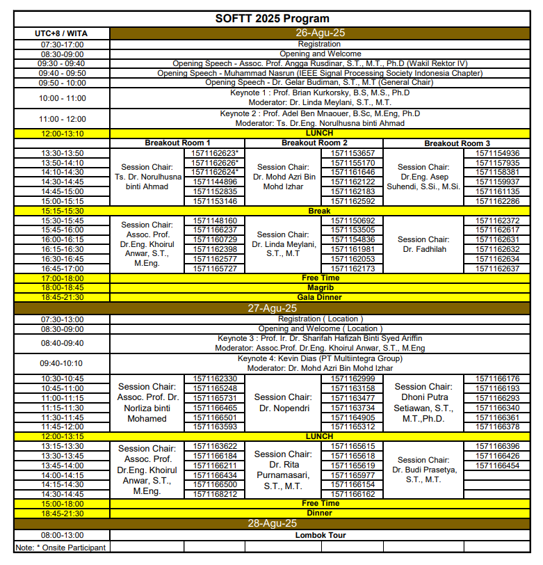 Jadwal Acara