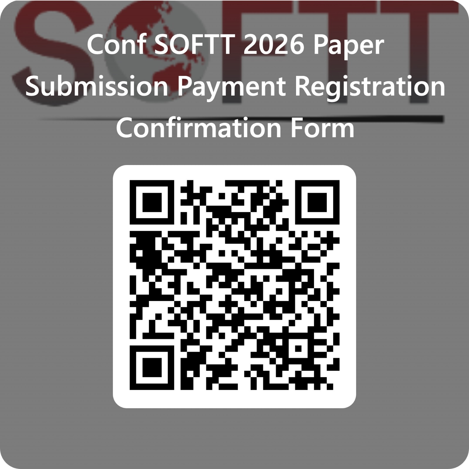 Registration Payment Confirmation Form QR Code
